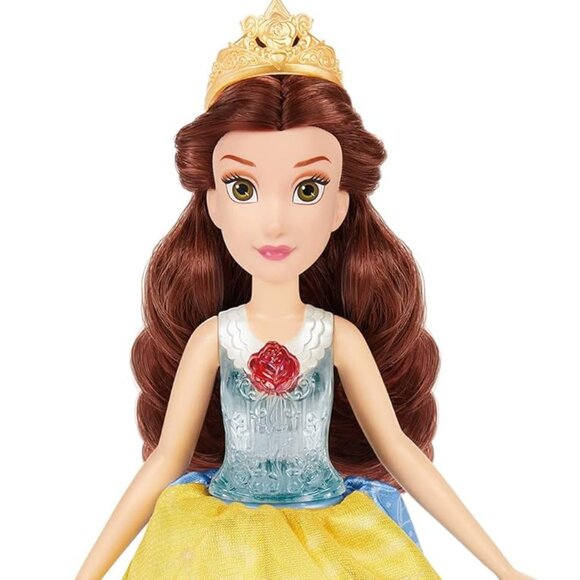 New Hasbro Disney Princess Doll Spin and Switch Belle Toy for Girls, 10.7 in - Picture 13 of 16